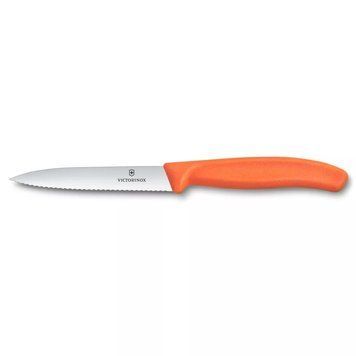 Ніж для чистки та нарізки овочів Victorinox Swiss Classic Paring Серрейтор Помаранчевий 6.7739.C1 V77554422 фото
