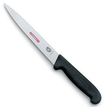 Нож кухонный филейный Victorinox Fibrox 20 см Черный 5.3703.20 4004439 фото