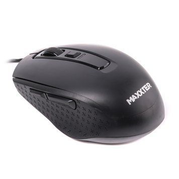 Мишка оптична Maxxter Mc-335, чорного кольору Mc-335 1604094 фото