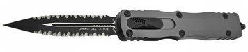 Нож Microtech Dirac Delta D/E Black Blade Double Serrated Natural Clear 227-D3NC 14090897 фото