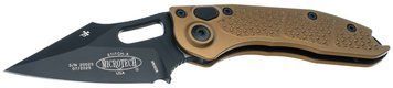 Ніж Microtech Stitch Black Blade Tan 169-1TA 14090864 фото