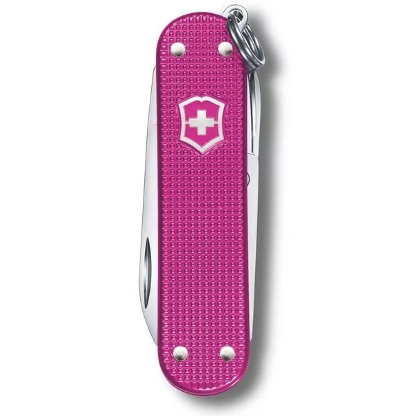 Швейцарський ніж Victorinox Classic SD Alox Colors Flamingo Party 58 мм, 5 функцій, Рожевий (0.6221.251G) V77552246 фото