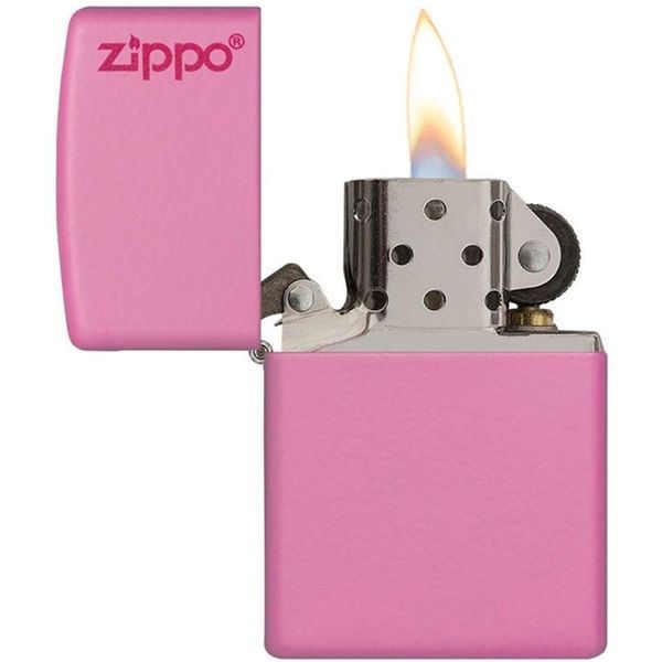 Запальничка Zippo PINK MATTE w/Zippo LOGO 238ZL V77550762 фото