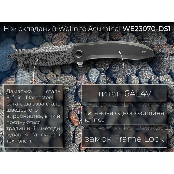 Нож Weknife Acuminal WE23070-DS1 999996849 фото