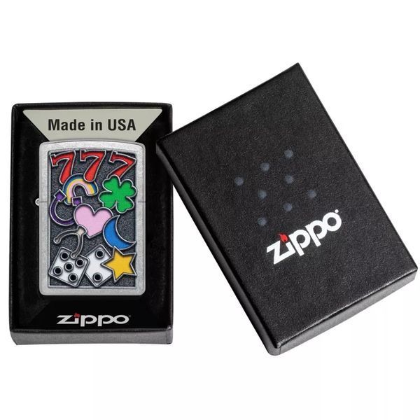 Запальничка Zippo 48682 All Luck Design 77890078 фото