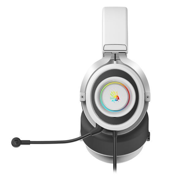 Гарнітура ігрова Bloody G535 з підсвічуванням, білий колір, USB G535 Bloody (Black+White) 1605417 фото