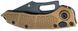 Ніж Microtech Stitch Black Blade Tan 169-1TA 14090864 фото 2