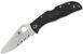Ніж Spyderco Endela Thin Blue Line Напівсеррейтор C243FPSBKBL 871489 фото 6