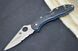 Ніж Spyderco Endela Thin Blue Line Напівсеррейтор C243FPSBKBL 871489 фото 10