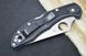 Ніж Spyderco Endela Thin Blue Line Напівсеррейтор C243FPSBKBL 871489 фото 12