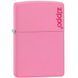 Запальничка Zippo PINK MATTE w/Zippo LOGO 238ZL V77550762 фото 4