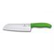 Кухонний ніж Victorinox Santoku 17 см Зелений (6.8526.17L4B) V77551472 фото 1