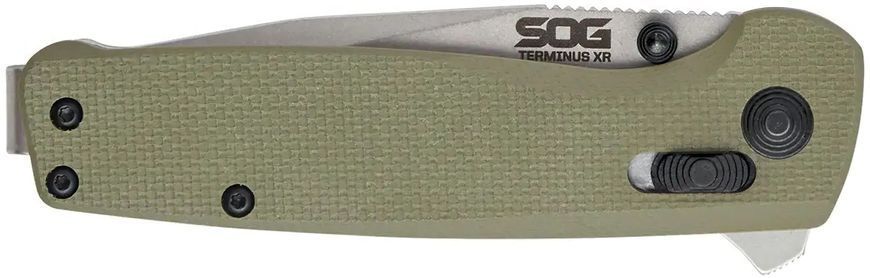 Ніж SOG Terminus XR D2 G-10 OD Green SOG-TM1022-BX 12580324 фото