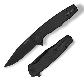 Нож Ocaso Strategy Сarbon fiber + G-10 Black 29BCB 4009342 фото