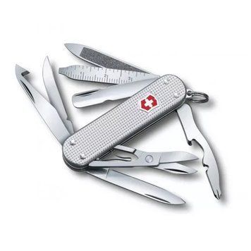 Швейцарський ніж Victorinox Minichamp 58 мм 15 функцій Alox Сірий (0.6381.26) V77553682 фото