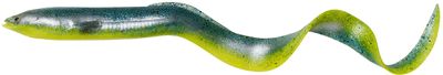 Силікон Savage Gear 3D Real Eel Loose Body 200мм 27.0g Green Yellow Glitter (поштучно) 18542443 фото