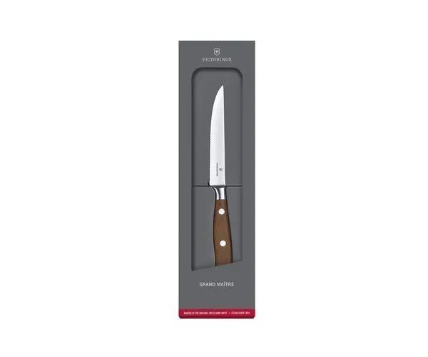 Кухонный Нож Victorinox Grand Maitre Wood Steak 120 мм дерево (7.7200.12WG) V77551459 фото