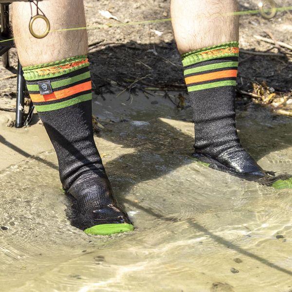 Шкарпетки водонепроникні Dexshell Ultra Dri Sports, р-р S, з помаранчевою смугою 42720 фото