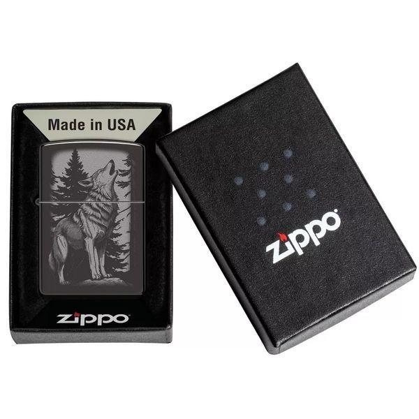 Запальничка Zippo Howling Wolf Design 47117 77890026 фото