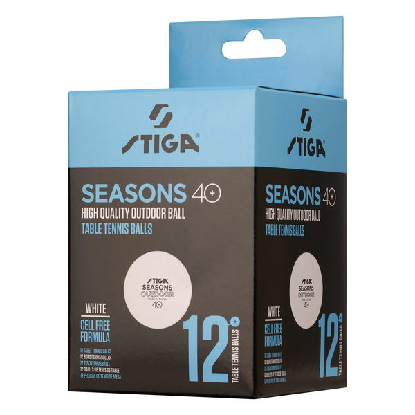 М'ячі для настільного тенісу Stiga Seasons, White 12 шт (1110-2810-12) 931162 фото