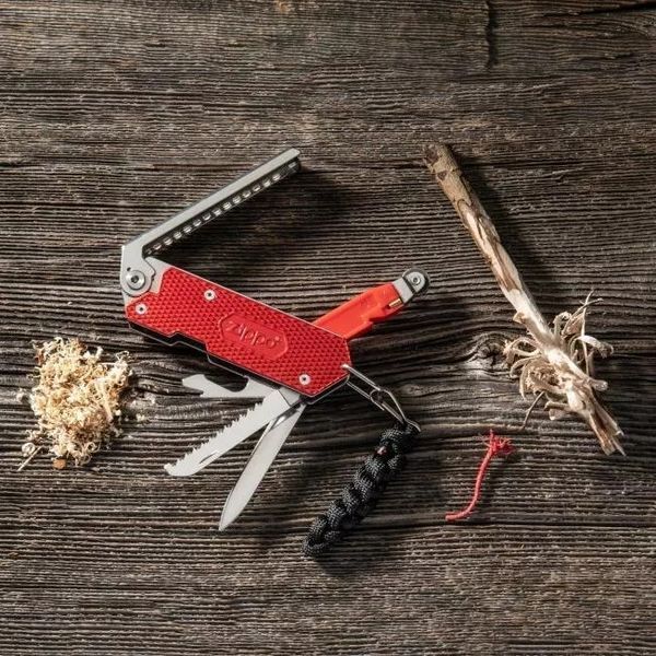 Ніж мультитул 7 в 1 для для аварійного розведення вогню Zippo Fire Starting Multi-Tool блістер на картоні 2007553 77890045 фото