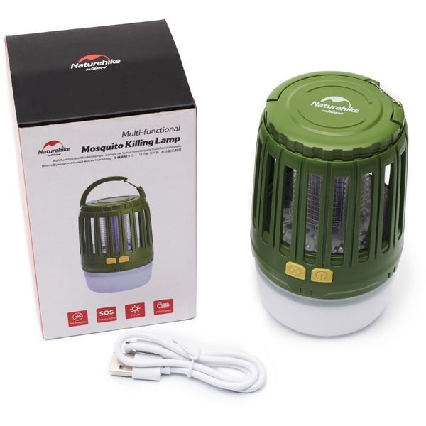 Фонарь кемпинговый с защитой от комаров Naturehike Repellent light NH20ZM003, аккумулятор 18650 (2200 mAh) 78005 фото