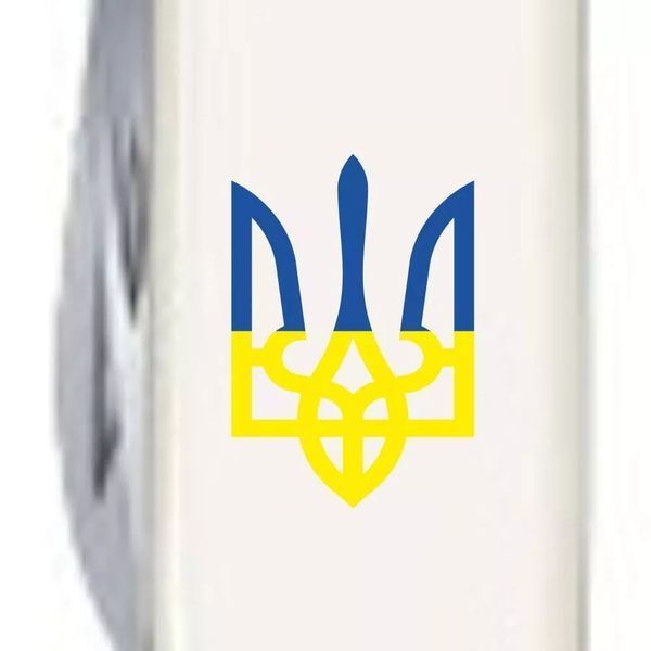 Швейцарський ніж Victorinox Spartan Ukraine 91мм 12 функцій Білий Тризуб синьо-жовтий (1.3603.7_T0017u) V77553040 фото