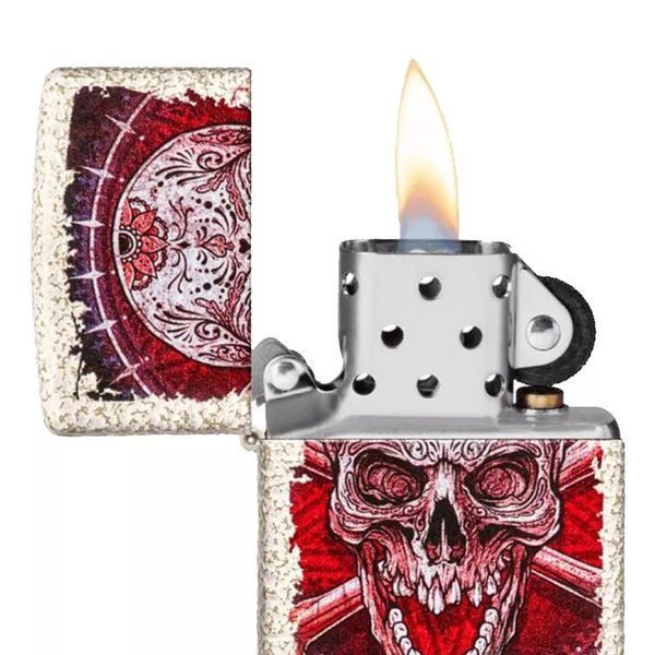 Зажигалка бензиновая Zippo Skull Design (49410) V77550545 фото