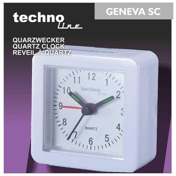 Годинник настільний Technoline Modell SC White (Modell SC weis) DAS301818 фото