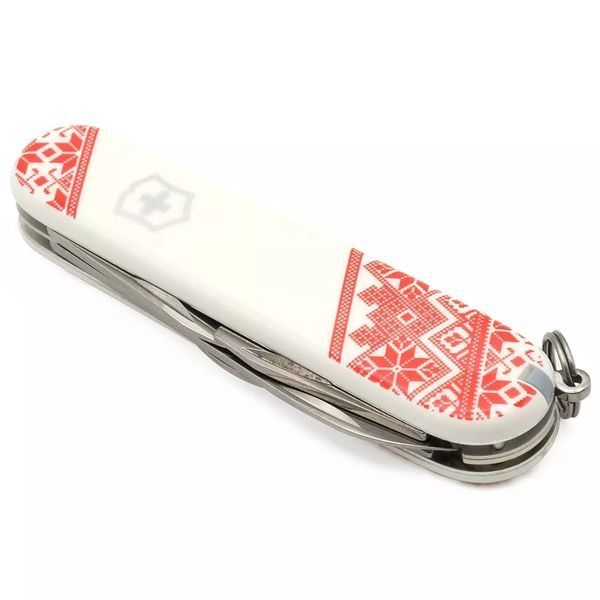 Швейцарский нож Victorinox Climber Ukraine Вышиванка 91 мм (1.3703.7_T0051r) V77552917 фото