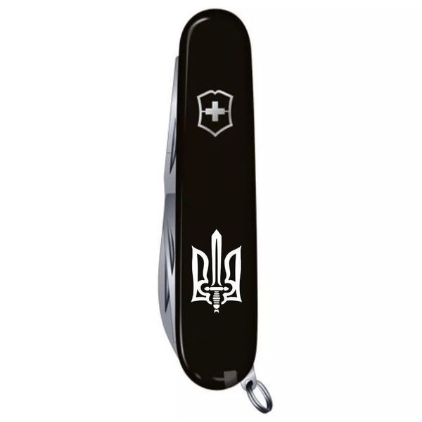 Швейцарський ніж Victorinox Climber Ukraine 91 мм 14 функцій Тризуб ОУН (1.3703.3_T0300u) V77552906 фото