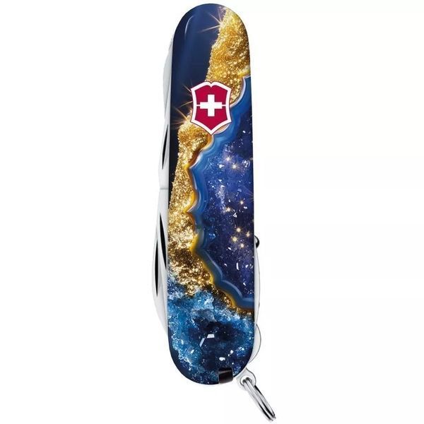 Швейцарський ніж Victorinox Huntsman Золотисто-блакитний кристал 1.3713.3_R2040pk V77554525 фото