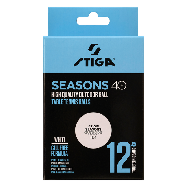 М'ячі для настільного тенісу Stiga Seasons, White 12 шт (1110-2810-12) 931162 фото