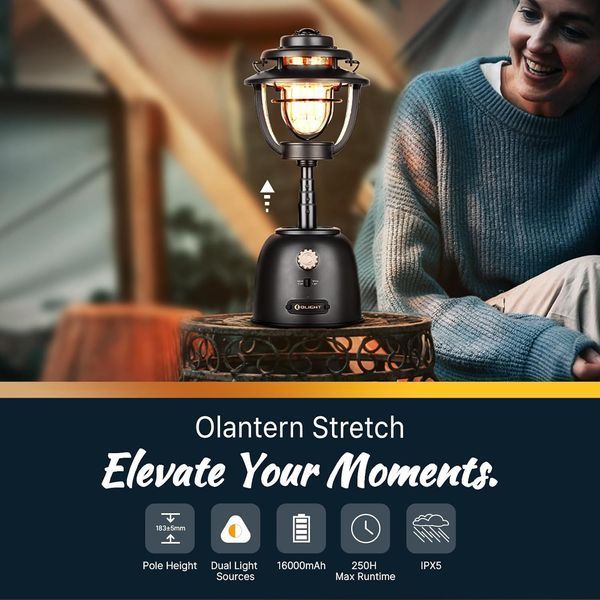 Фонарь Olight Olantern Stretch Black 0.0009.0043 23704574 фото