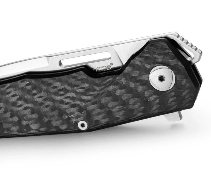 Ніж Lionsteel Q4ttro Carbon Fiber Black Q4 CF 392180 фото