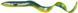 Силікон Savage Gear 3D Real Eel Loose Body 200мм 27.0g Green Yellow Glitter (поштучно) 18542443 фото