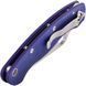 Нож Spyderco Military Dark Blue CPM-S110V C36GPDBL 871310 фото 5