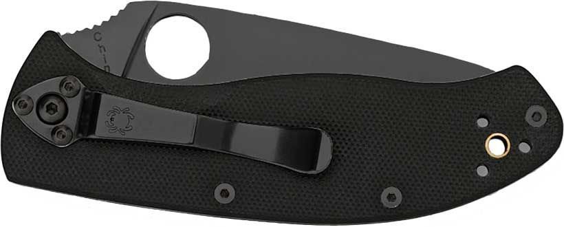 Ніж Spyderco Tenacious Black G-10 Black Blade C122GBBKP 870431 фото