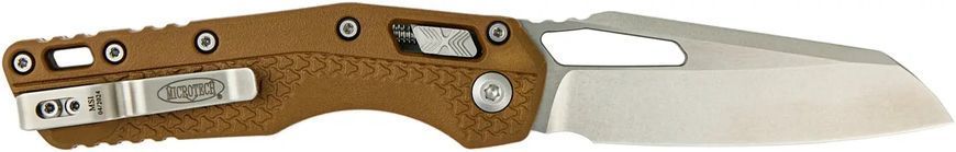 Ніж Microtech MSI Single Edge Tri-Grip Stonewash Dark Earth 210T-10PMDE 14090649 фото