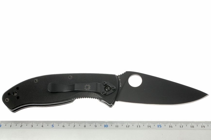 Ніж Spyderco Tenacious Black G-10 Black Blade C122GBBKP 870431 фото