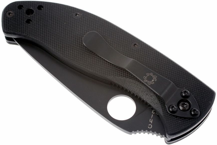 Ніж Spyderco Tenacious Black G-10 Black Blade C122GBBKP 870431 фото