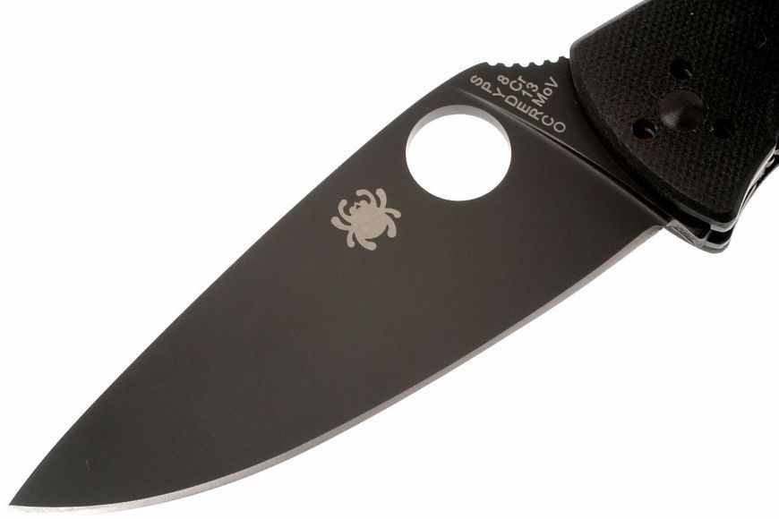 Ніж Spyderco Tenacious Black G-10 Black Blade C122GBBKP 870431 фото