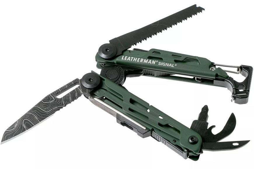 Мультитул Leatherman Signal Green Topo + чохол 832692 4008529 фото