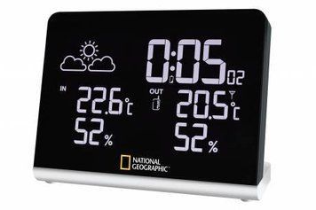 Метеостанция National Geographic Multi Colour Wireless Black 9070500 фото