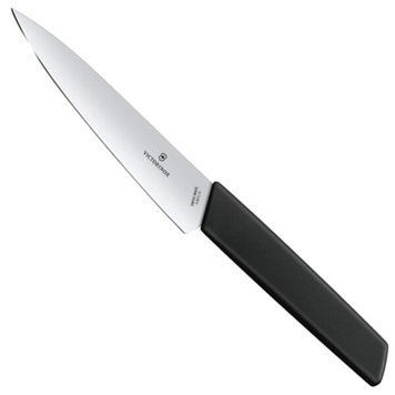 Ніж кухонний універсальний Victorinox Swiss Modern 15 см Чорний блістер 6.9013.15B 4008132 фото