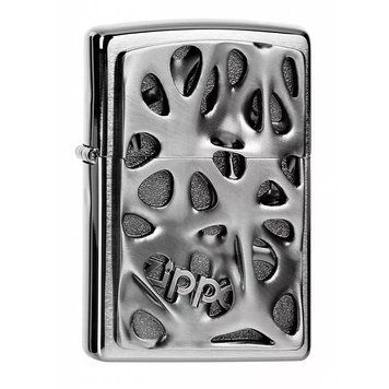 Зажигалка Zippo Voronoi Матовый хром с объемной эмблемой 2004313 V77550570 фото