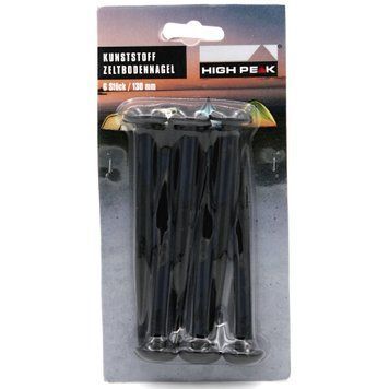 Кілочки High Peak ABS Mushroom Peg 13 см 6 шт. Black (42216) 929001 фото
