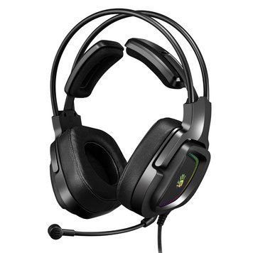 Гарнитура игровая Bloody G575P с подсветкой, USB+3,5 jack G575P Bloody (Black) 1605396 фото