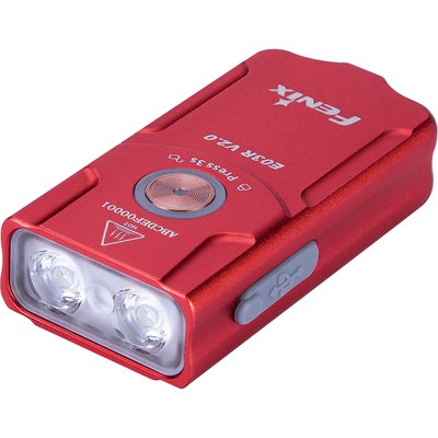 Ліхтар наключний Fenix E03R V2.0, червоний 97535 фото