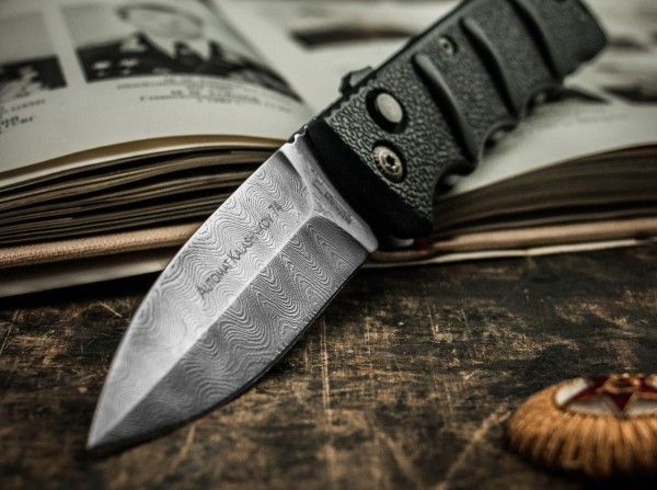 Нож Boker Plus AKS-74 Auto Damascus 01KALS75DAM 23730528 фото